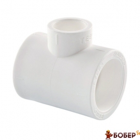 Трійник PPR редукційний д.32х25х32 Tebo (сірий) 15/150 шт.