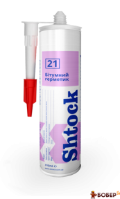 Бітумний герметик Shtock, 310мл (12шт) №21 УКТ ЗЕД: 3214101090