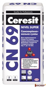 CN 69/25кг Самовирівнювальна суміш 3-15мм  (пал.54шт)  {3214}