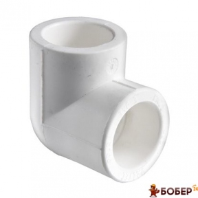 Кут 90град. PP-R, D=20мм, сірий(50шт/уп) PRAWTECH УКТ ЗЕД 3917 40 00 90