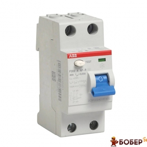 Пристрій захисного відключення FH202 AC-40/0.03 ABB УКТ ЗЕД 8536 50 80 00