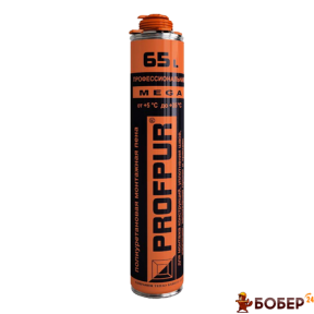Монтажна піна БелИНЭКО Profpur Mega пістолетна 870 ml всесезонна (12шт./уп.) УКТЗЕД 3214 10 10 90
