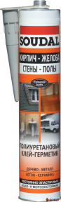 Герметик п/урет PU sealant сір .300мл УКТ ЗЕД 3214101090