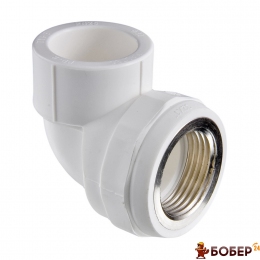 Кут PP-R, D=20мм*3/4, ЗВ, сіра  (20/120) УКТ ЗЕД 3917 40 00 90