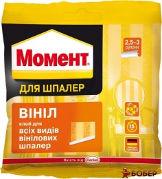 Клей для шпалер Момент Вініл, 95 гр. (24 шт.)  {3505}