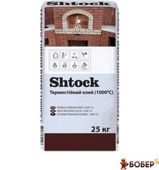 Shtock Термостійкий клей (1000°С), 20 кг (пал.50шт) {3214}