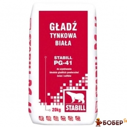 Шпатлівка Stabill PG-41, 20 кг (пал.54шт) УКТЗЕД 3214109090