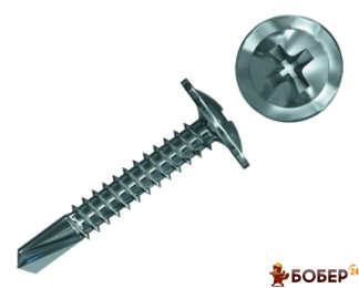 Шуруп з прес.шайбою з буром 4,2*13 мм (цинк) 500шт УКТЗЕД 7318.14.99.90