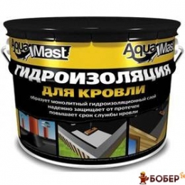 Мастика бітумно-гумова  AquaMast (10кг) для кровли (60шт/пал) {2715000090}