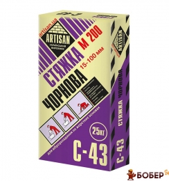 Артісан С-43/25 кг Стяжка чорнова (42 шт)  {3214}