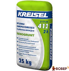Kreisel 412 Суміш для підлоги самовирівнююча 3-15 мм,  25 кг (пал.42шт)  {3214}